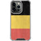 Belgium Flag Distressed iPhone 14 Pro Clear Case
